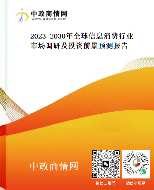 2023-2030年全球信息消费行业市场调研及投资前景预测报