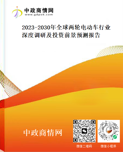 2023-2030年全球两轮电动车行业深度调研及投资前景预测报告