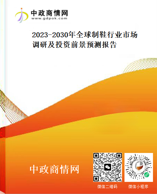 2023-2030年全球制鞋行业市场调研及投资前景预测报告